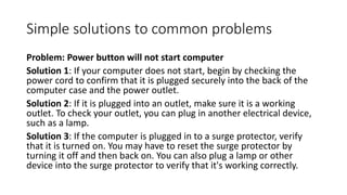 Computer Basics - Basic Troubleshooting Techniques.pptx