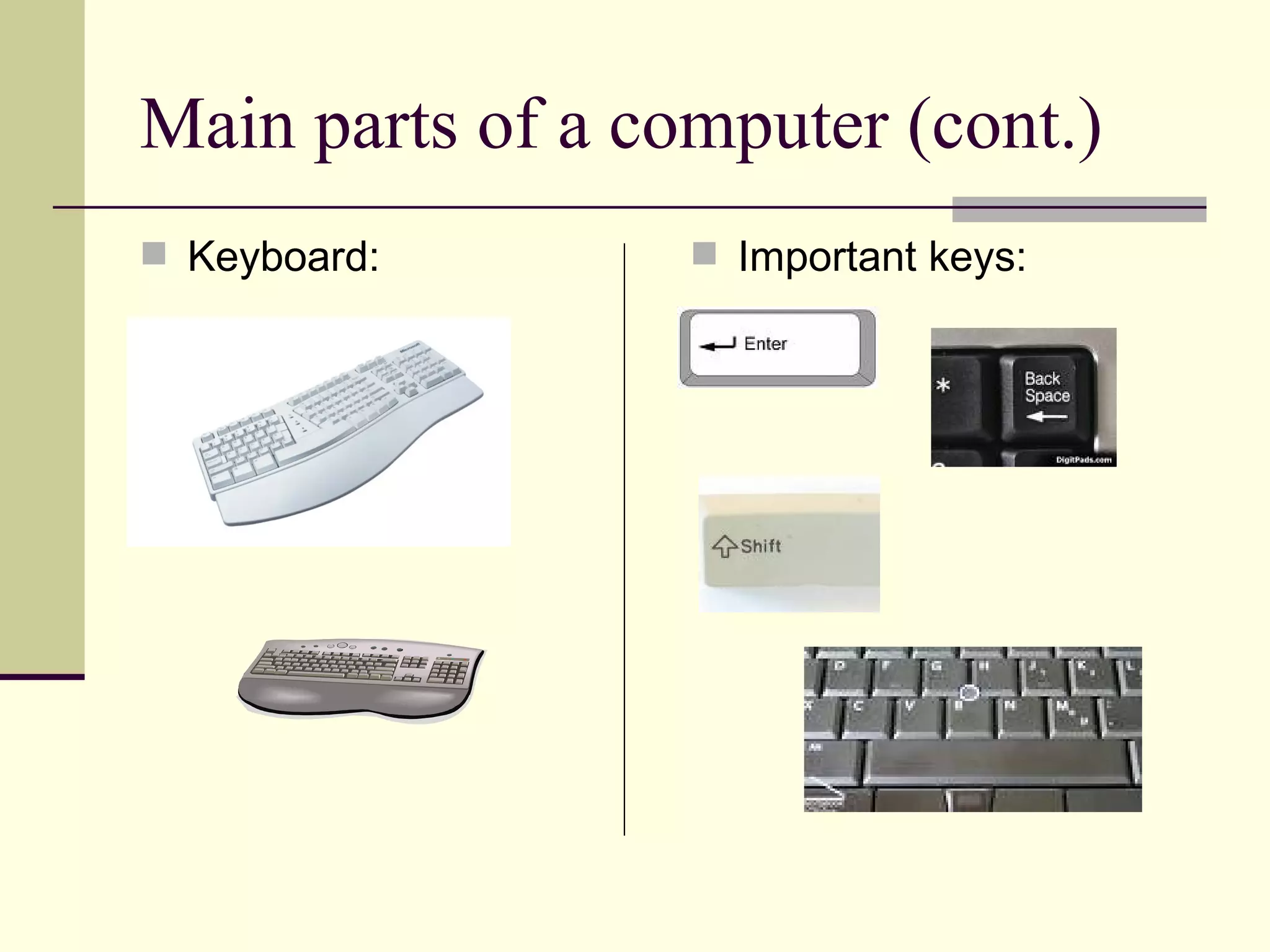 Computer Basics 101 Slide Show Presentation | PPT