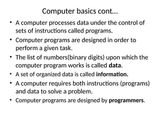 COMPUTER BASICS (2).pptxnbbbbbbbbbbbbbbbb | PPTX