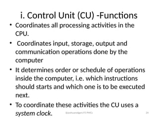 Comprehensive Introduction to Computer Basics and CPU Architecture | PPTX