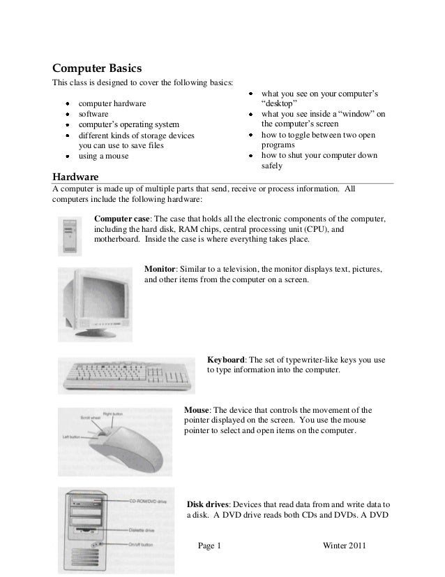 Computer basicsclassnpl
