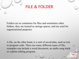 Folder Definition Computer Term Computer Basics Final.ppt