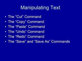 Computer Basics II | PPT