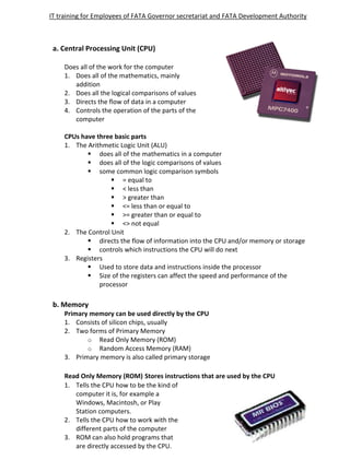 Computer basics part 1 | PDF