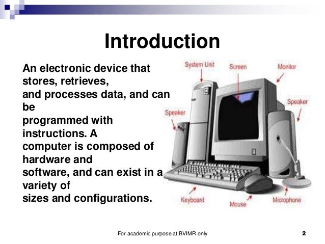 basics of computer