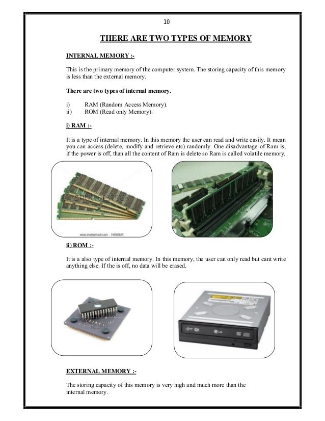 BASIC KNOWLEDGE OF COMPUTER