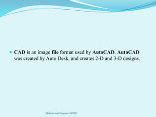 Computer Cad Presentation (computer aided design) | PPTX