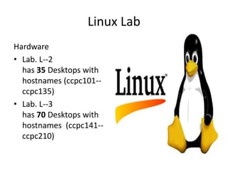 Computer center lab | PPTX