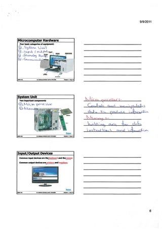 Computer chapter 1 slide notes | PDF