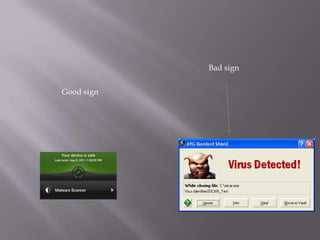 Bad sign


Good sign
 