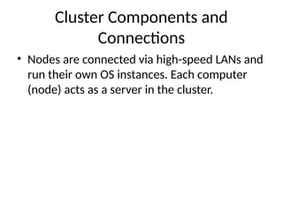 Computer_Cluster in Parallel and Distributed computer.pptx