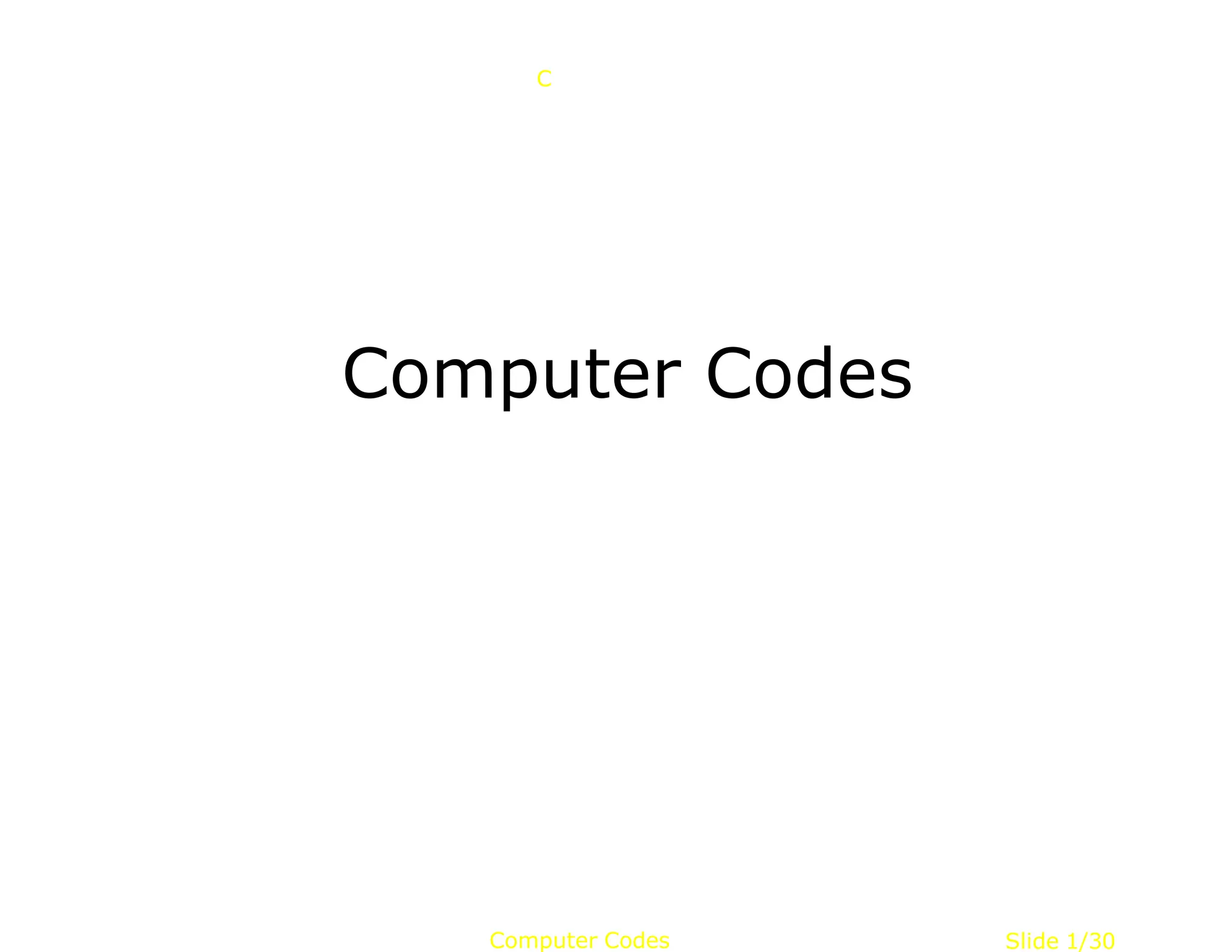 computercodes, BCD, EBCDIC,ASCII,UNICODE | PPTX | Computing ...