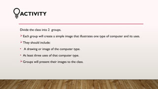 tHE COMPUTER COMPONENTS AND FUNCRIONS .pptx