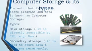 Computer Components (By Inam & Mujeeb)(2).pptx | Operating Systems ...