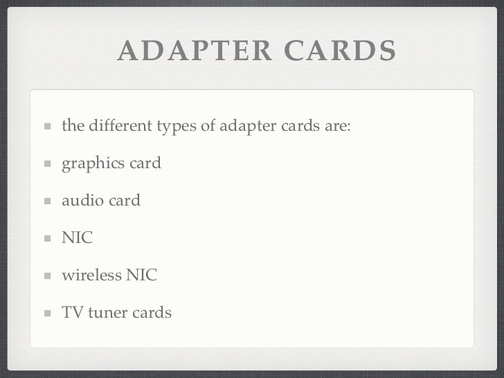 Computer components presentation cisco