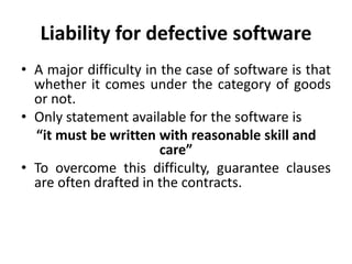 What Is Computer Liability computer contracts and professional ethics | PPTX