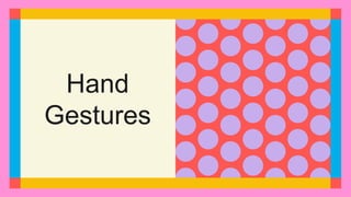 Computer control using hand gestures | PPTX