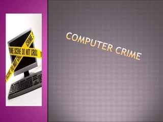 Computer crime 