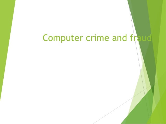 Computer crime