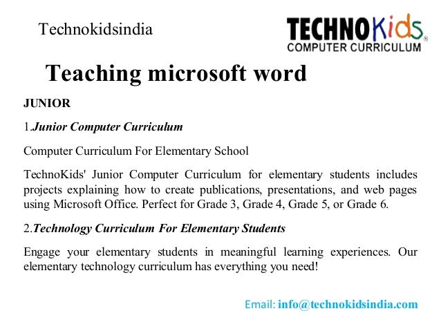 ms word projects