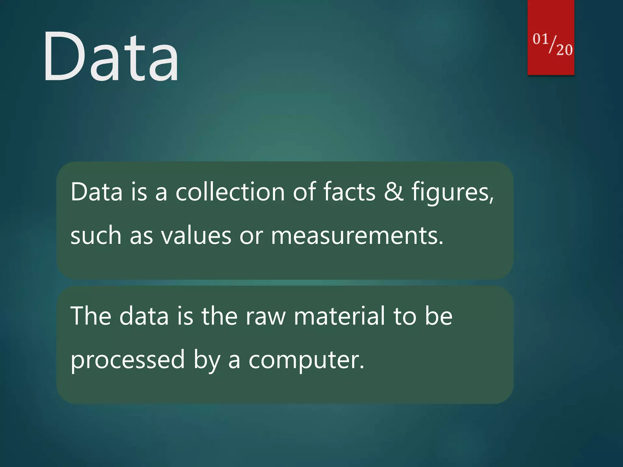 Computer data processing | PPTX