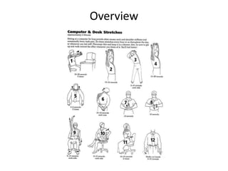 Computer Learning Stretch Techniques Computer & Desk Stretches | PPTX