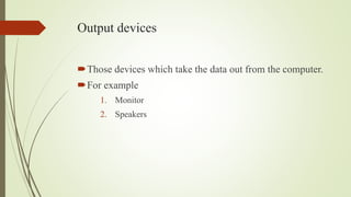 Computer devices | PPTX