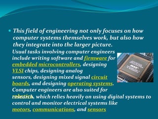 Computer engineering | PPTX