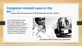 Computer Laws Computer Science Computer Engineering & IT Laws for College | PPTX
