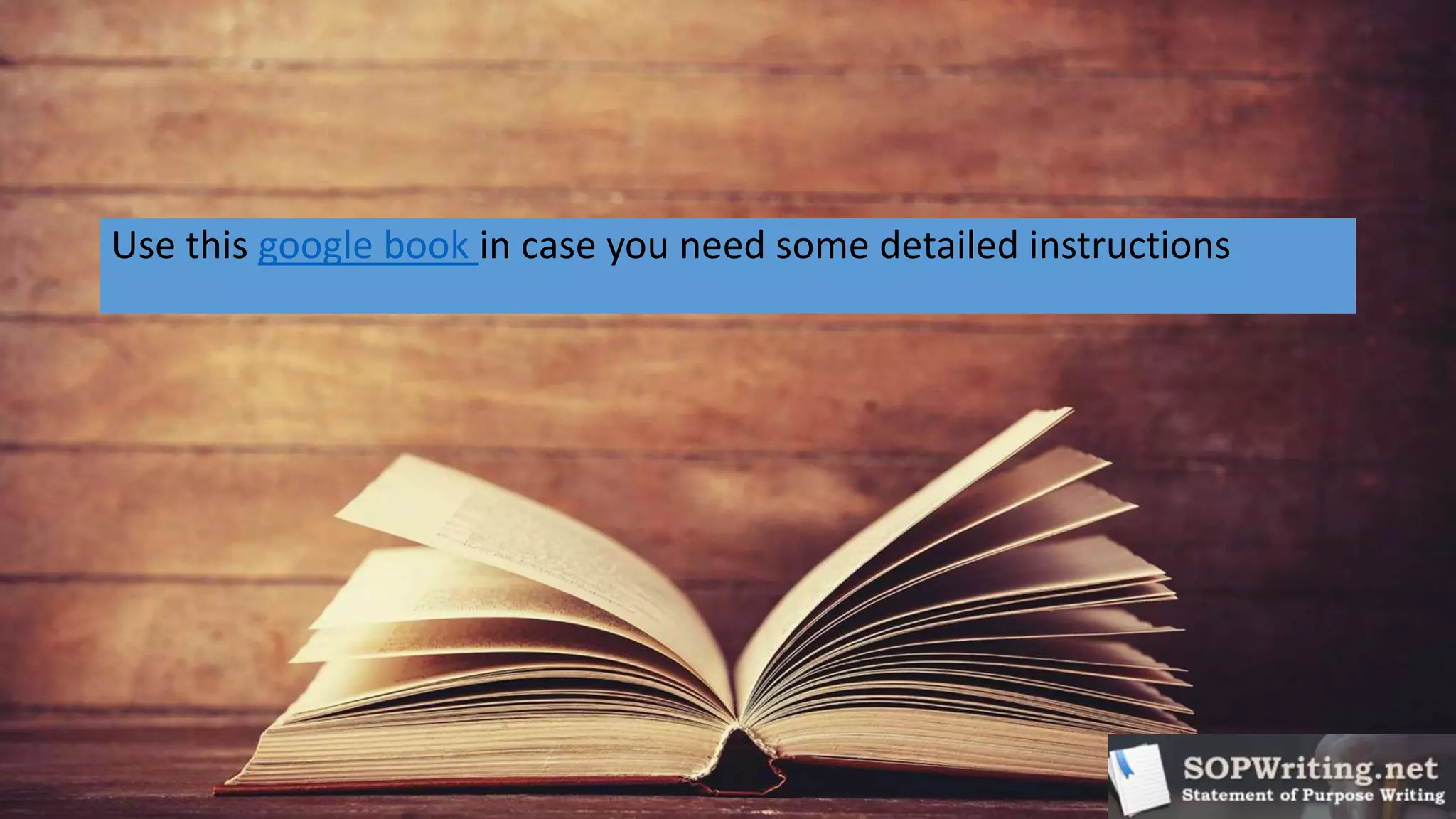 Use this google book in case you need some detailed instructions
 