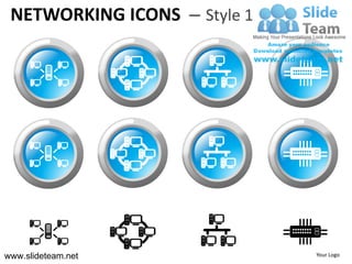 Computer ethernet networking icons design 1 powerpoint presentation ...