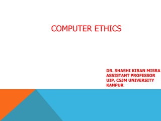 Computer ethics | PDF