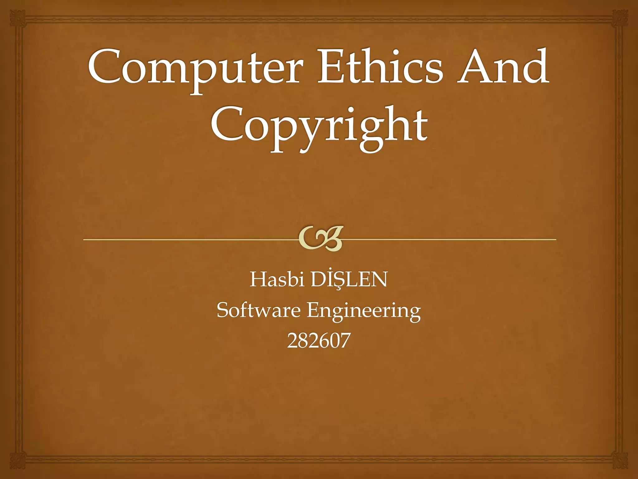 Hasbi DİŞLEN
Software Engineering
282607
 