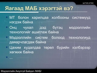 Цезарийн цифркодлолтШУТИС-КТМСМэдээллийн Аюулгүй Байдал /МАБ/