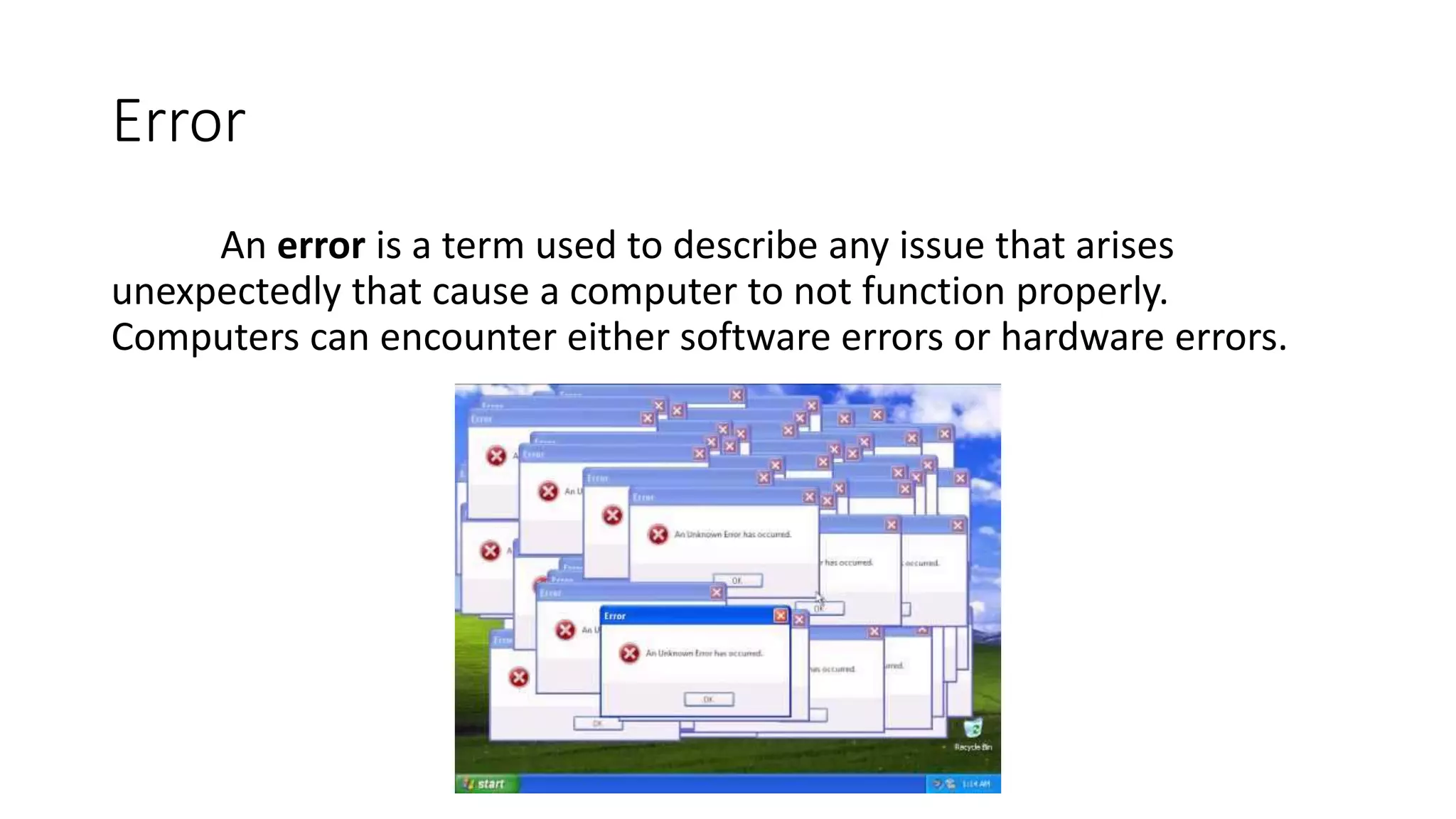 Computer fault | PPSX