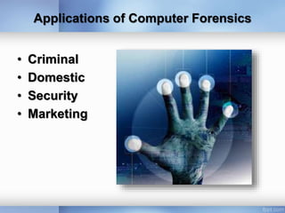 Computer forensic ppt | PPTX | Operating Systems | Computer Software ...
