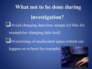 Computer forensics Slides | PPTX