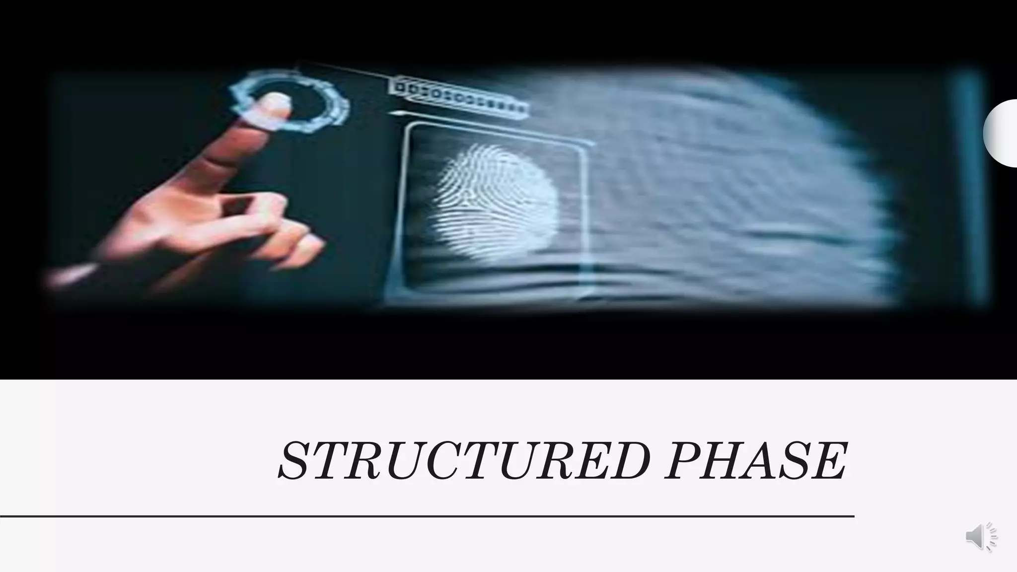 STRUCTURED PHASE
 