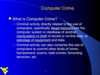 Computer forensics law and privacy | PPT