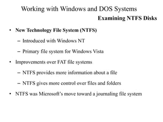 Computer Forensics Working with Windows and DOS Systems | PDF