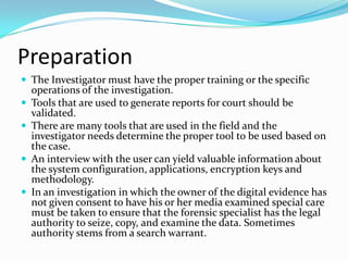 Computer forensics toolkit | PPTX