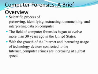 Computer forensics toolkit | PPTX