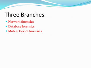 Computer forensics toolkit | PPTX