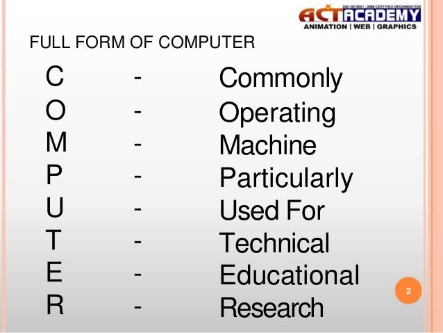 Computer fundamental
