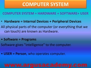 Computer fundamental | PPSX | Computing | Technology & Computing