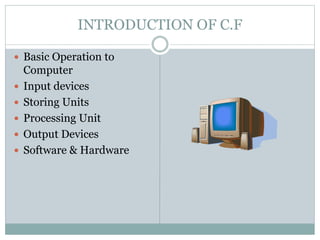 COMPUTER FUNDAMENTAL | PPTX | Technology & Computing