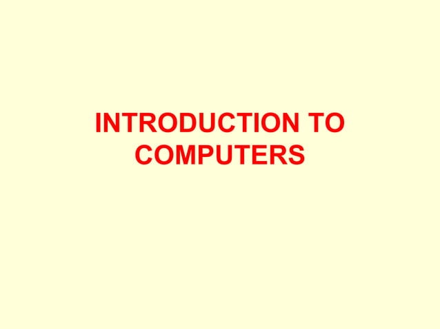 Computer fundamental mba | PPT