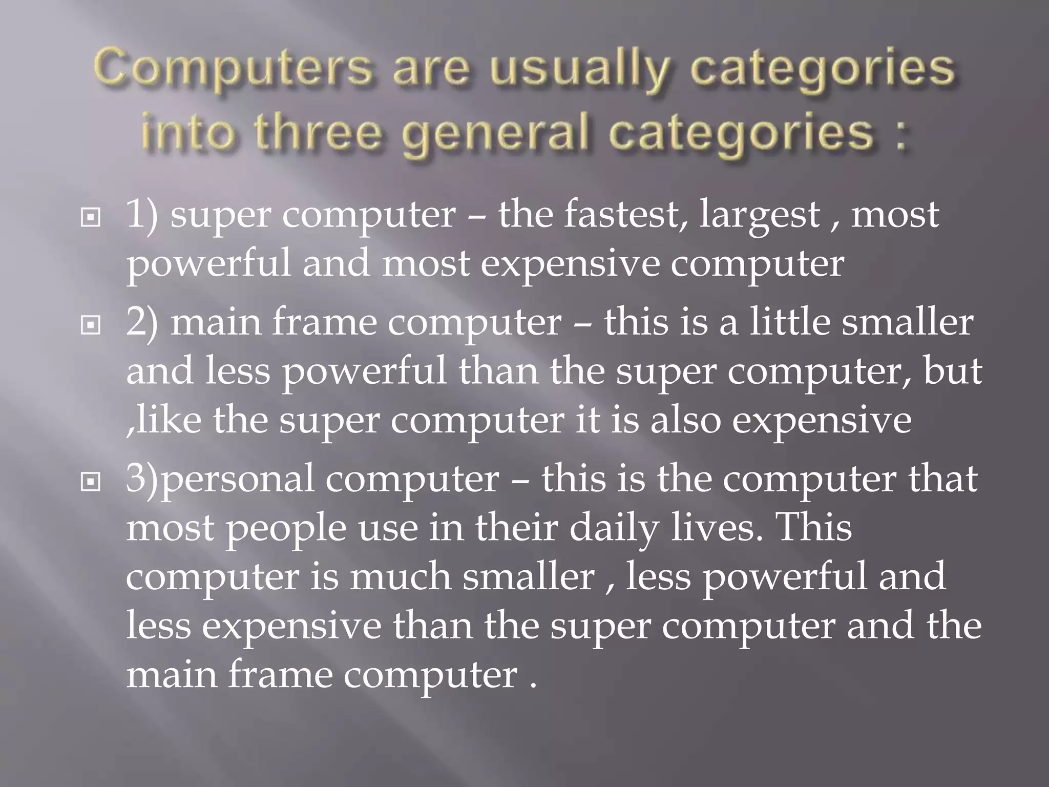 Computer fundamentals | PPT