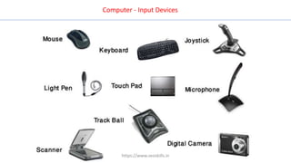 Computer - Input Devices
https://www.seoskills.in
 