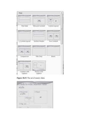Figure 18.31 The set of master slides
 